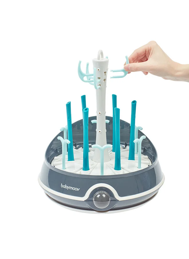 babymoov Turbo Electric Steam With 2 In 1 Sterilizer And Drying Rack, Sterilize Up To 6 Bottles At Once, Automatic Dry Function, Turbo Speed Function, Bpa - Free, Audible Alarm And Automatic Switch - off