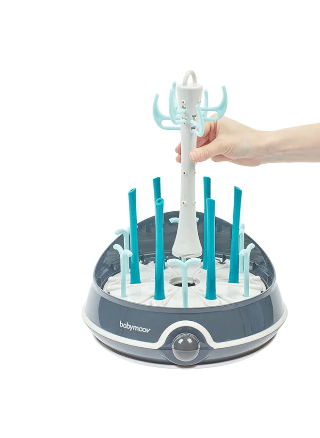 babymoov Turbo Electric Steam With 2 In 1 Sterilizer And Drying Rack, Sterilize Up To 6 Bottles At Once, Automatic Dry Function, Turbo Speed Function, Bpa - Free, Audible Alarm And Automatic Switch - off