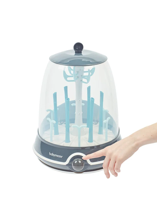 babymoov Turbo Electric Steam With 2 In 1 Sterilizer And Drying Rack, Sterilize Up To 6 Bottles At Once, Automatic Dry Function, Turbo Speed Function, Bpa - Free, Audible Alarm And Automatic Switch - off