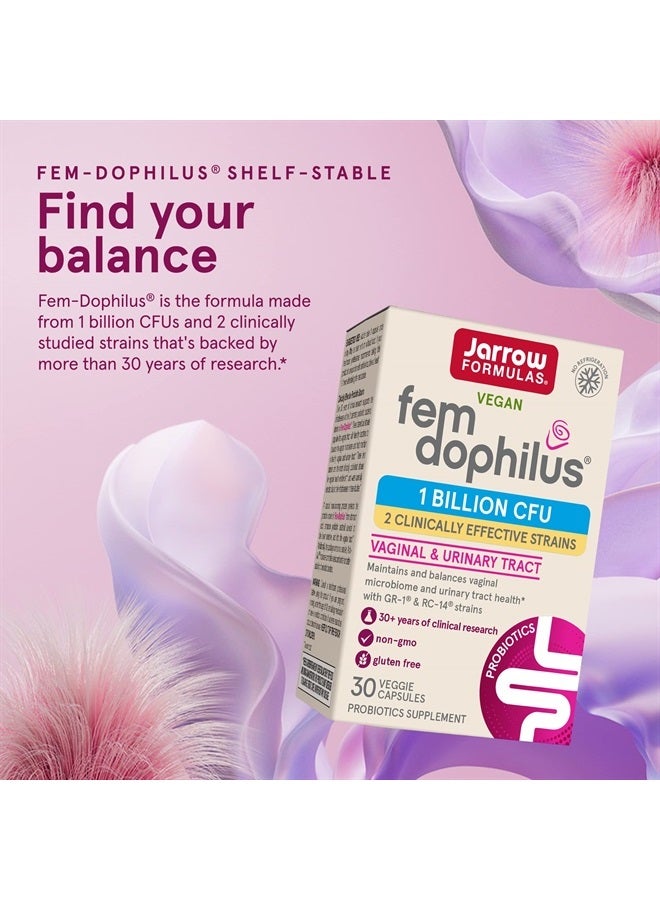 jarrow formulas فيم-دوفيلوس - مكمل بروبيوتيك للنساء - 30 كبسولة نباتية - سلالتين فعالتين سريرياً - 1 مليار وحدة تشكيل مستعمرة - توازن الميكروبيوم المهبلي وصحة المسالك البولية - مستقر على الرف - Image 3