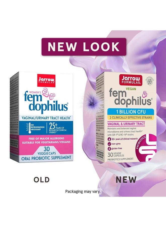 jarrow formulas فيم-دوفيلوس - مكمل بروبيوتيك للنساء - 30 كبسولة نباتية - سلالتين فعالتين سريرياً - 1 مليار وحدة تشكيل مستعمرة - توازن الميكروبيوم المهبلي وصحة المسالك البولية - مستقر على الرف - Image 2