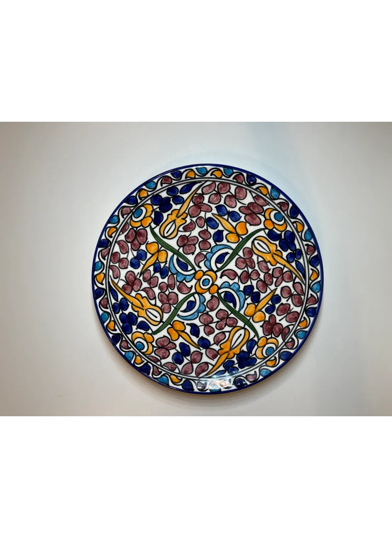 تادارت Flower Ceramic Plate size 24cm