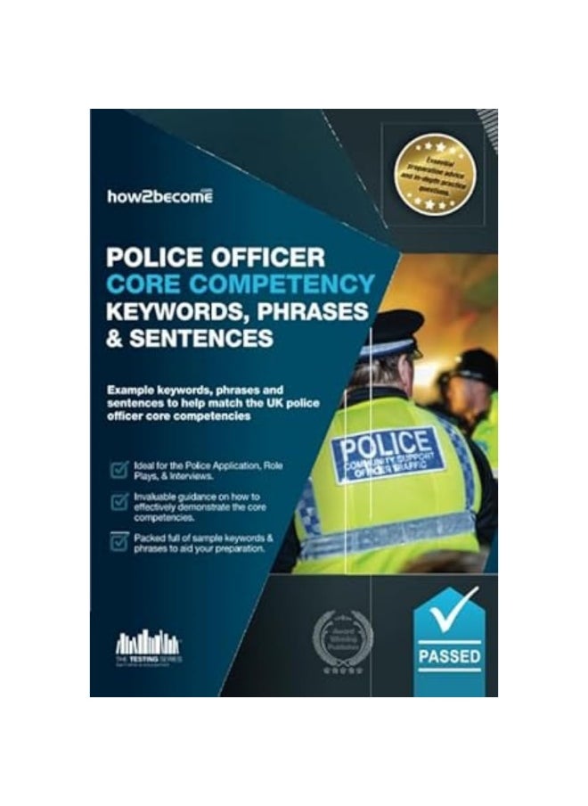 Police Officer Core Competency Keywords, Phrases & Sentences: Example keywords, phrases and sentences to help match the UK police officer core competencies  - Image 1