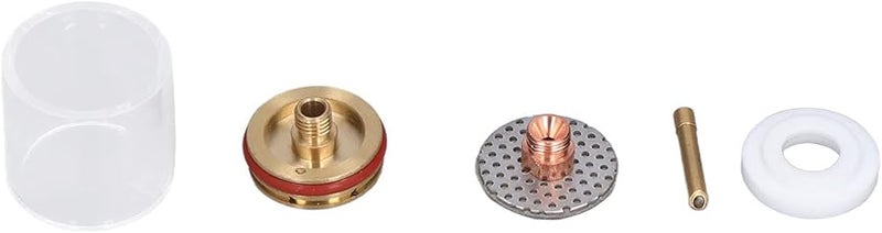 5 قطع مجموعة كأس شعلة لحام TIG من النحاس الأصفر لـ WP9 20 25 مع فلتر هواء 2 4 مم فوهة مجموعة كوليت - Image 1