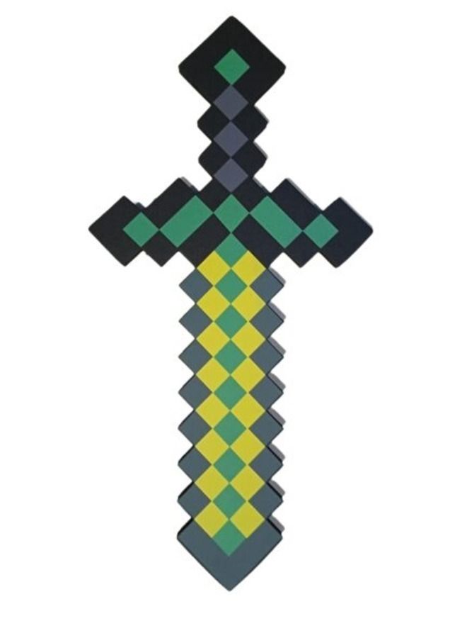 Kid-Sized Minecraft Foam Sword Toy Perfect for Young Adventurers - Image 1