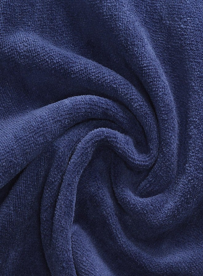 Creative Scents Personalized Initial Fingertip Towels 4 Pack 11x18 - White Embroidery on Navy Blue Towel, Modern Monogrammed Towels, Great Personalized Initial Gift for Women, Teachers, Friends, Bridesmaids Initial M - Image 5