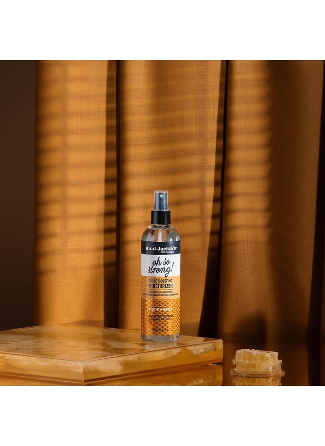 Aunt Jackie's - Aunt Jackie's Award-Winning Braid + Twist Collection Oh So Strong Shine Boosting Moisturizer, 12 fl oz - Image 1