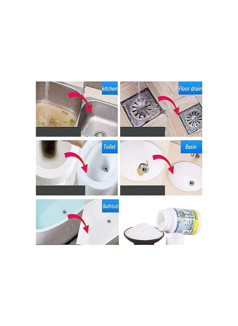 Generic - Acssart Drain Cleaner, Wild Tornado Sink And Drain Cleaner, Acssart Sink And Drain Cleaner, Sink & Drain Cleaner, Pipe And Drain Cleaner, Powerful Pipe Unblocking Agent (3pcs) - Image 1