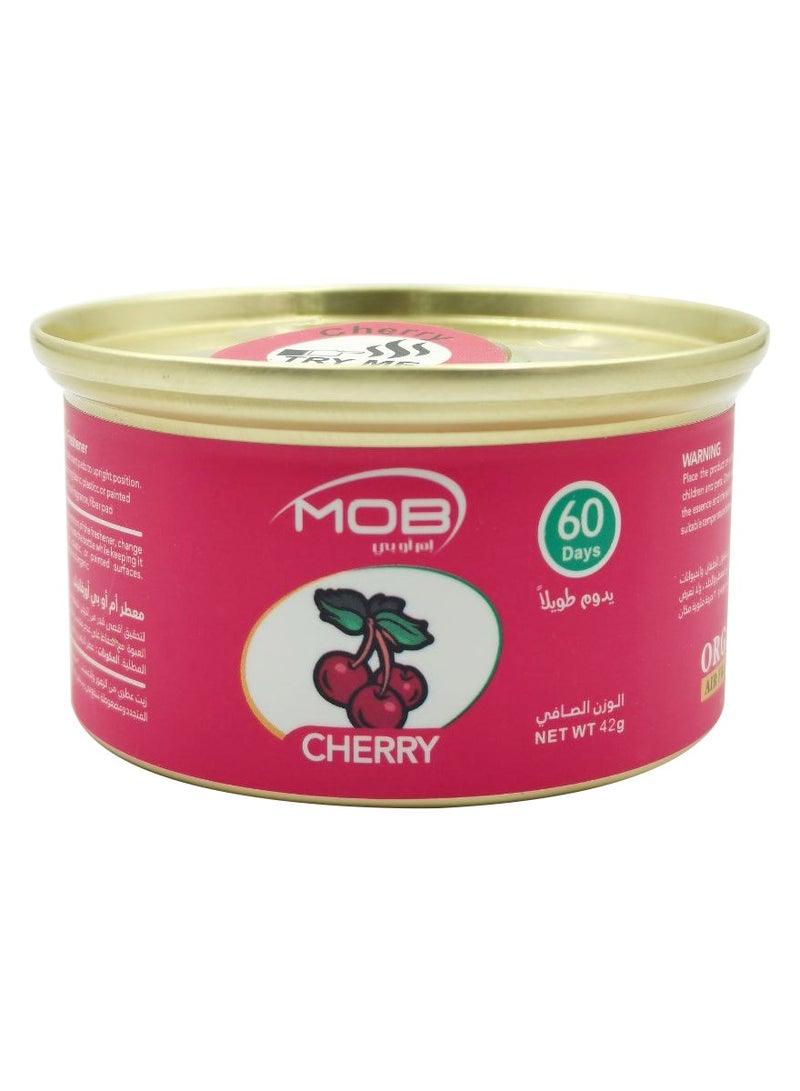MOB Combo - 3PC MOB Car Organic Air Freshener Can, Air Freshener For Car And Home Last Upto 60 Days 42g Cherry Fragrance - Image 2