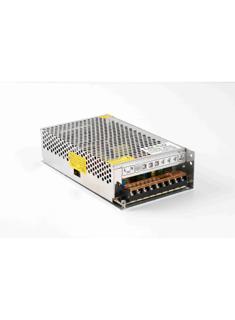 Lecxo Industrial Metal Power Supply 12V20A – 240W AC to DC, Adjustable Output for LED & CCTV - Image 2