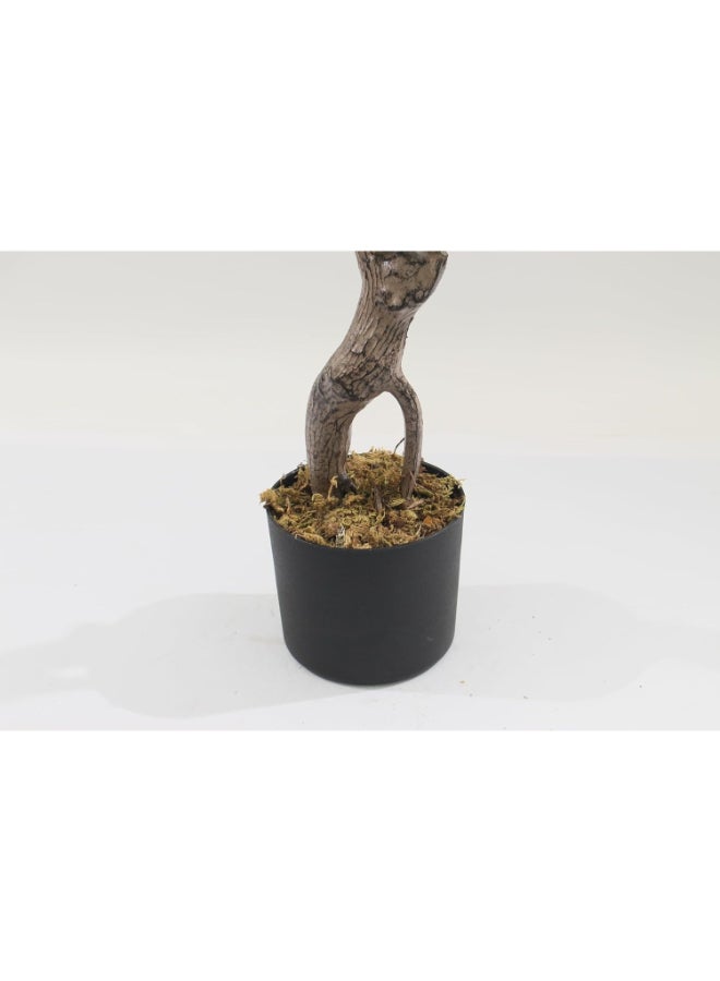 Marcolo Artificial Lemon Tree in Black Pot, Faux Potted Plant with Yellow Lemons, Green Leaves, Indoor Decor (100cm) - Image 4