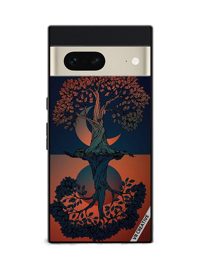 VR CREATIVE Protective Case Cover For Google Pixel 7 Tree Design Multicolour - Image 1