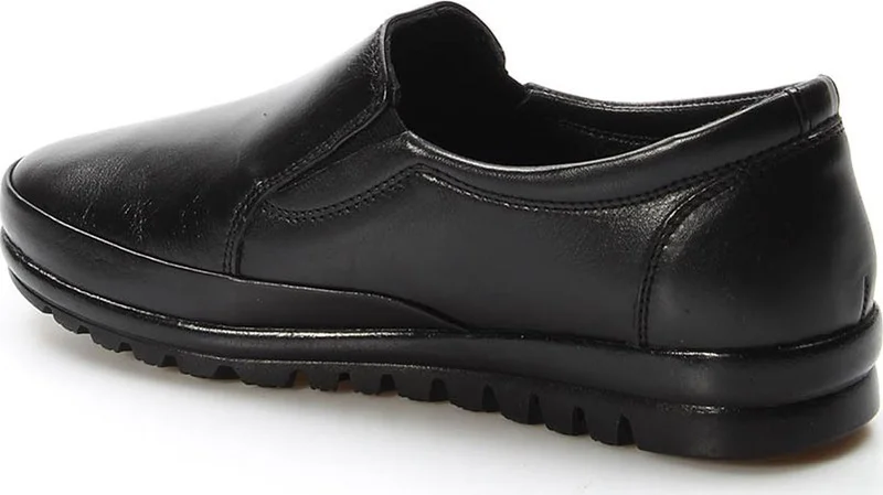 Fast Step Women's Casual Comfortable Orthopedic Soft Sole Knitted Black Mother Shoes 881za1030