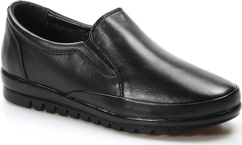 Fast Step Women's Casual Comfortable Orthopedic Soft Sole Knitted Black Mother Shoes 881za1030