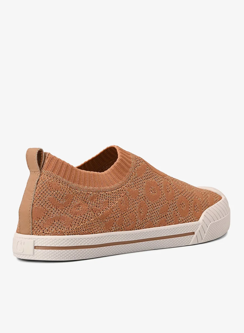 Carmen Steffens Knitted Nutela Sneakers with Texture