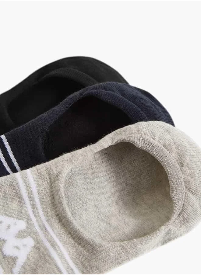 Kappa Set of 3 - Kappa Logo Print Invisible Socks