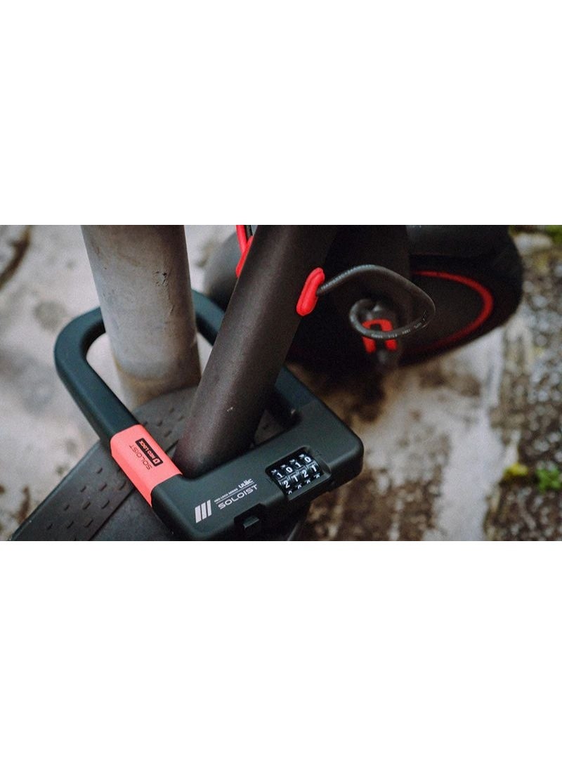 Ulac SOLOIST COMBO Steel U Lock | 153mm x 83mm / BLACK - Image 3