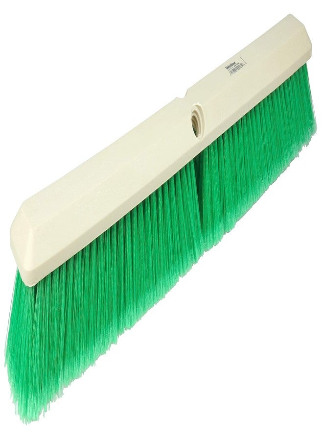 Weiler 42163 Perma-Sweep 18" Block Size, 3" Trim Length, Flagged Green Polystyrene Fill, Fine Sweeping Floor Brush - Image 3