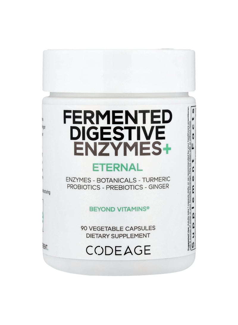 Codeage Fermented Digestive Enzymes+, 90 Vegetable Capsules