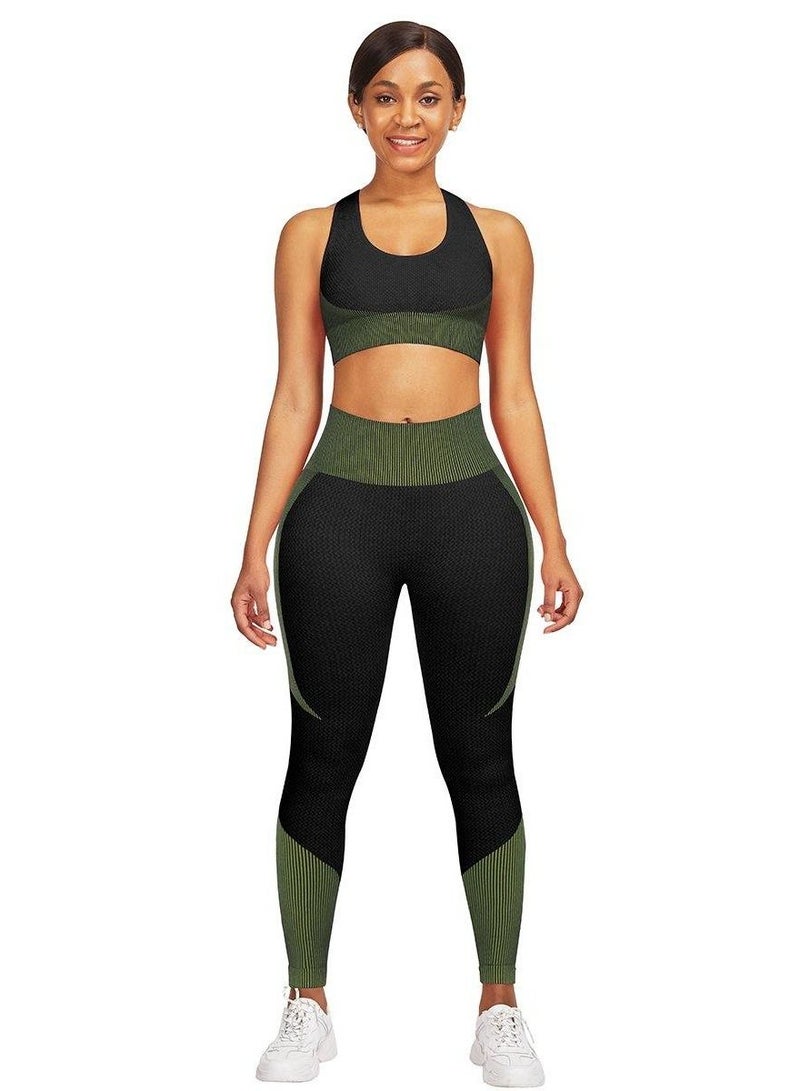 Dee trimmer 2-Piece Seamless Sweat Suit for Women | Sports Fitness Workout & Yoga Wear | Slimming Body Shaper | Breathable Activewear for Gym & Yoga Sessions  - Image 1