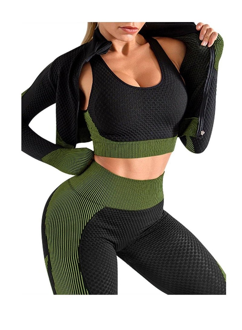 Dee trimmer 2-Piece Seamless Sweat Suit for Women | Sports Fitness Workout & Yoga Wear | Slimming Body Shaper | Breathable Activewear for Gym & Yoga Sessions  - Image 5