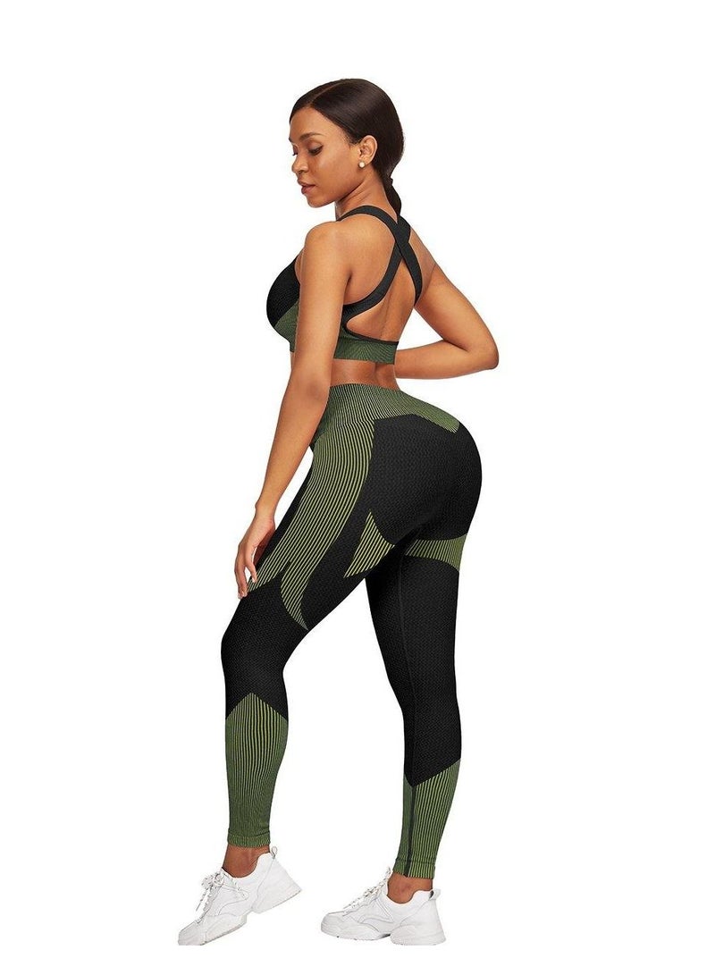 Dee trimmer 2-Piece Seamless Sweat Suit for Women | Sports Fitness Workout & Yoga Wear | Slimming Body Shaper | Breathable Activewear for Gym & Yoga Sessions  - Image 3
