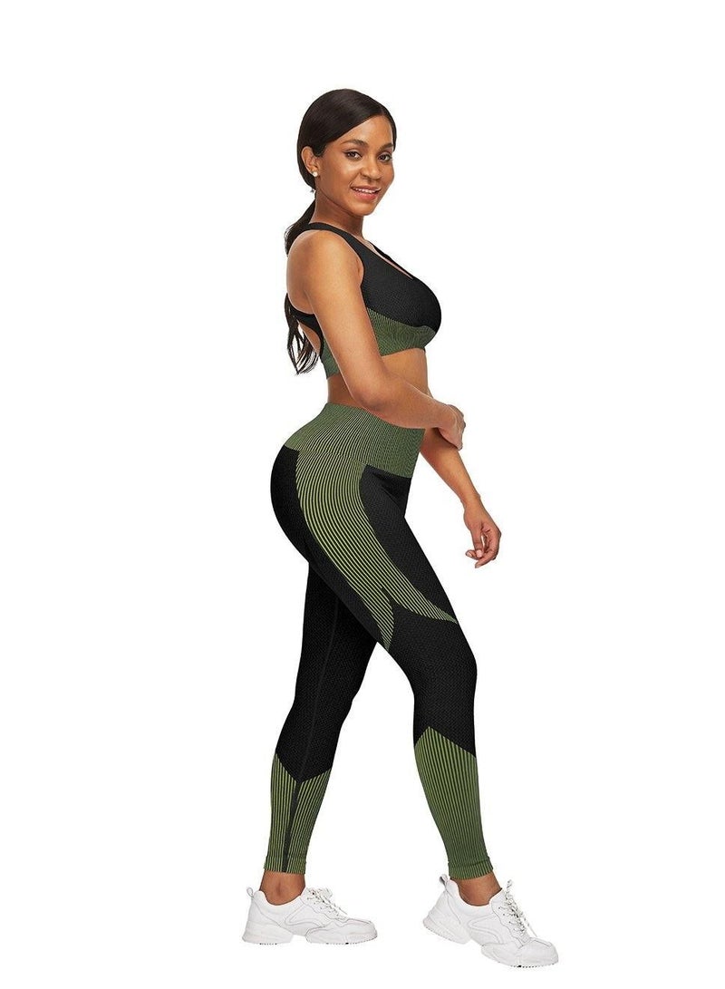 Dee trimmer 2-Piece Seamless Sweat Suit for Women | Sports Fitness Workout & Yoga Wear | Slimming Body Shaper | Breathable Activewear for Gym & Yoga Sessions  - Image 4