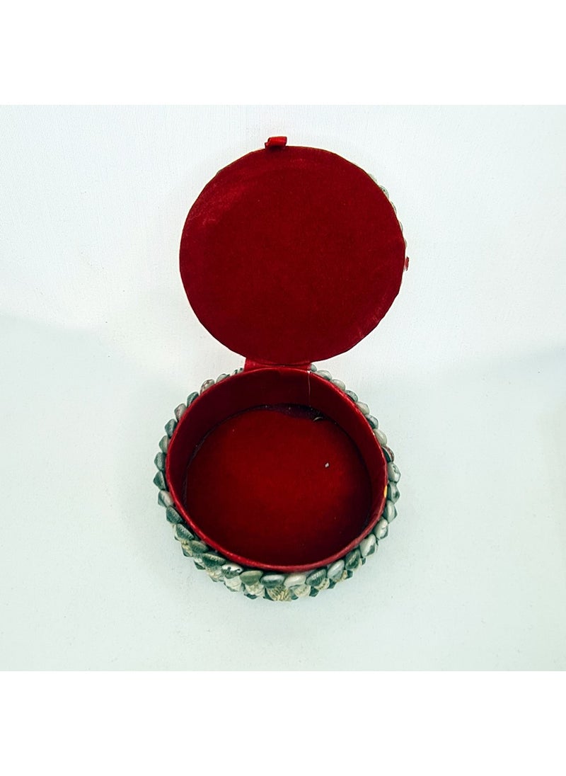 evinizdeki okyanus esintisi turkuaz hediyelik Small Round Box  - Image 2