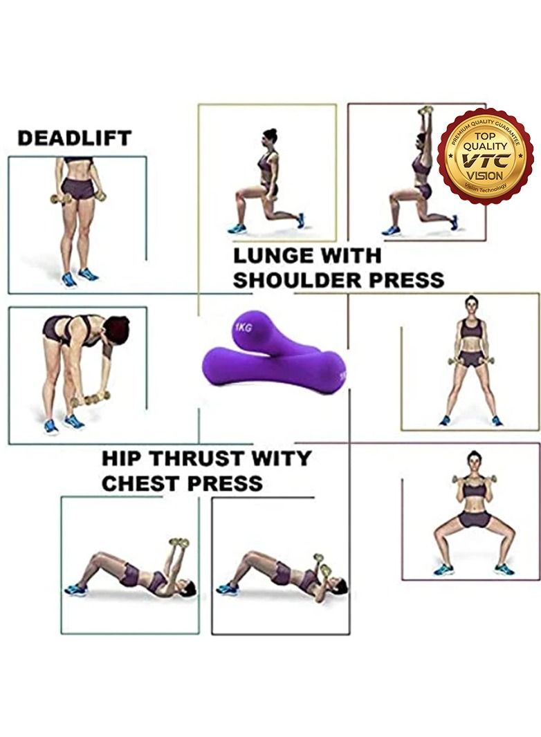 Pilates Portable Stick bar with Dumbbell Weight 2K for Fitness and Body Tightening Exercise - Image 4