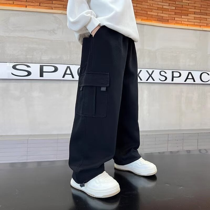 Handsome Boys' Pants Style Duffy Handsome Children'S Wear Autumn Casual Sports Cover Pants Big Men - Image 5
