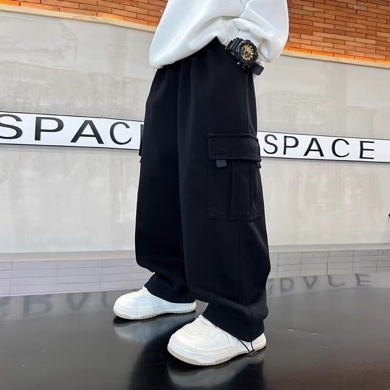 Handsome Boys' Pants Style Duffy Handsome Children'S Wear Autumn Casual Sports Cover Pants Big Men - Image 3