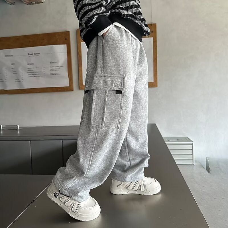 Handsome Boys' Pants Style Duffy Handsome Children'S Wear Autumn Casual Sports Cover Pants Big Men - Image 1