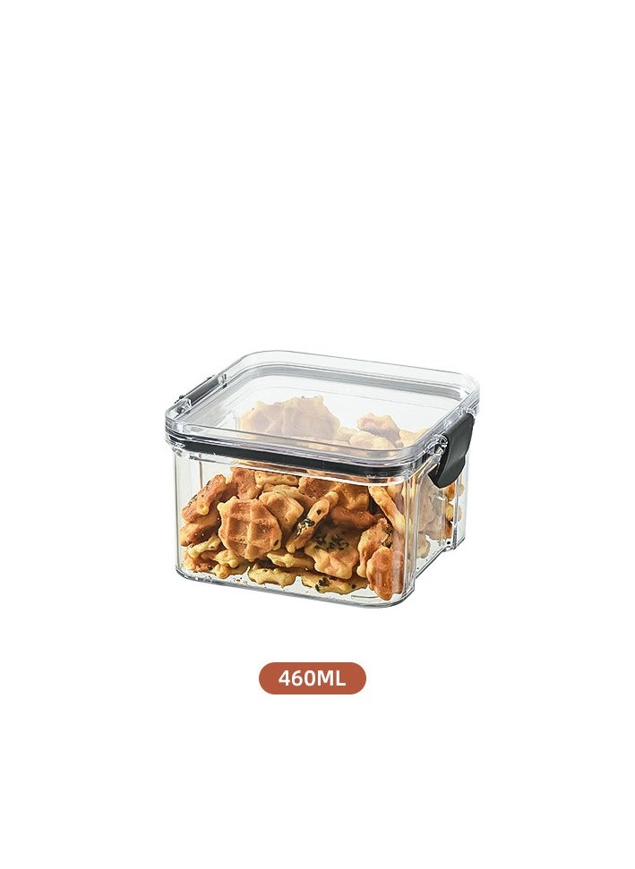 Generic - Food Storage Jars Clear Storage Containers with Lids, Pantry Organization Jar Spice Jar Blooming Tea, Coffee and Sugar Container, Small Canister Set for Kitchen（4pcs，460ml) - Image 1