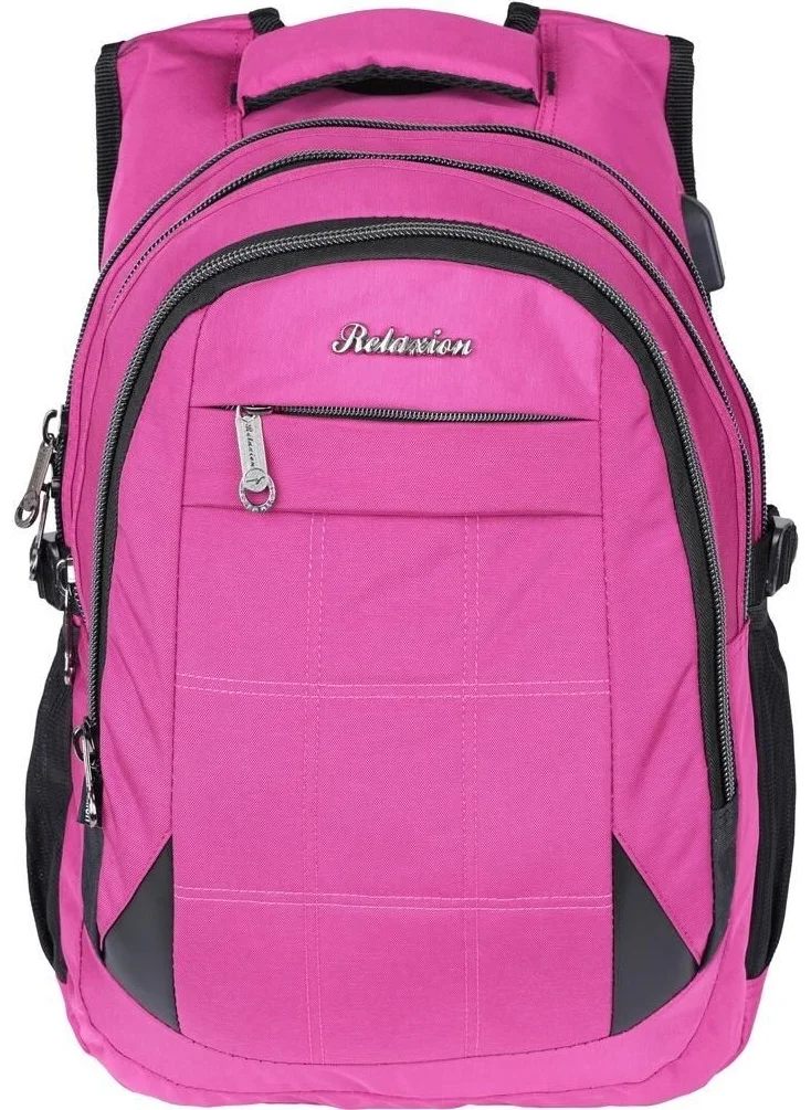 ريلاكسن 4 Compartment Waterproof Ergonomic School Backpack RLX2227-PINK