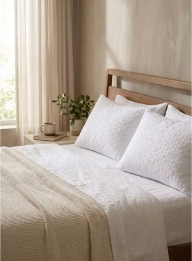 Vorna Home Waterproof Pillow Protector Set 2-Pack 50x70 CM – Anti-Allergy & Anti-Bug Zippered Pillowcase Cover, Breathable Soft Fabric for Clean & Healthy Sleep - Image 3