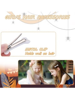 WLLHYF WLLHYF 4 Pieces Bone Hair Clip Skull Skeleton HairPins Side Hair Clip Cosplay Costume Decorative Hair Pins Clips Accessories Barettes for Women Girls  - Image 2