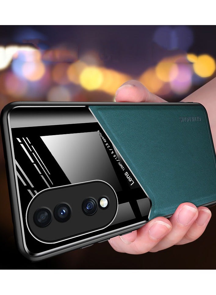 general CASES Back Cover Case for Honor x9b Shockproof Protective Vintage Leather Magnetic Holder Case for Men  Boys - Image 3