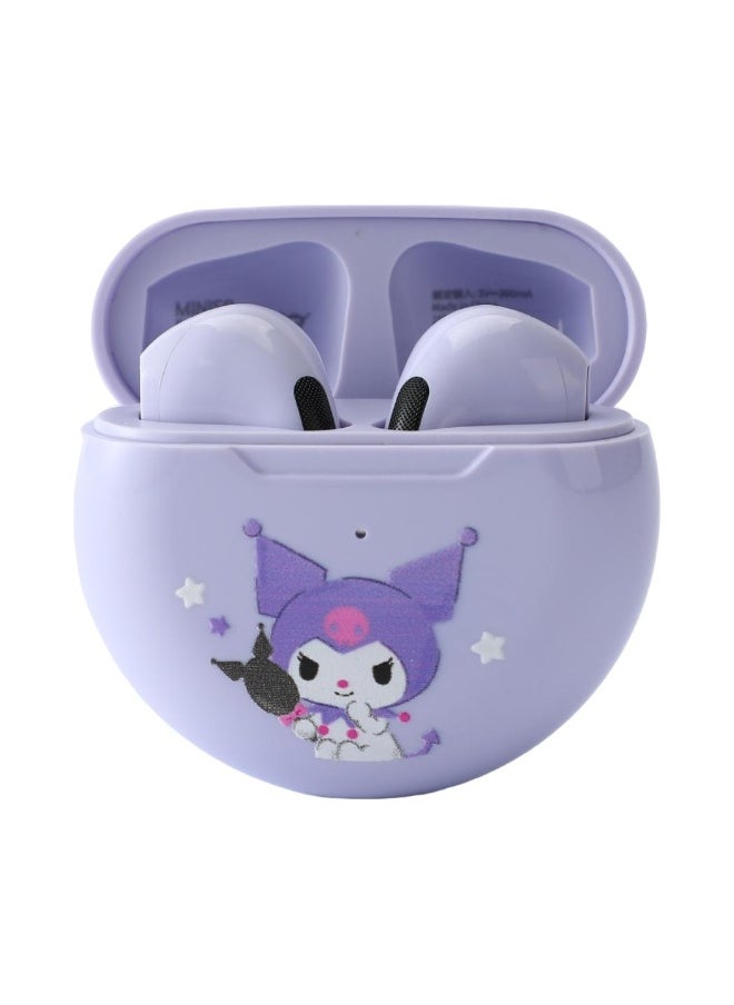 Miniso - Kuromi Classic Series TWS Earphones  Model: XS66 (Purple) - Image 1