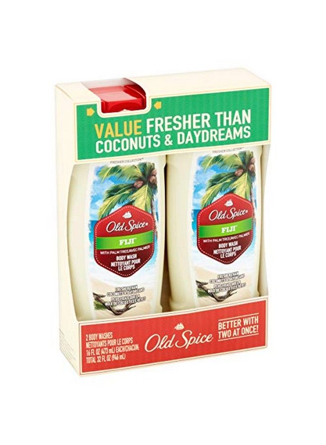 Old Spice Fresher Collection Men'S Body Wash Fiji 16 Ounce (Pack Of 2) - Image 3