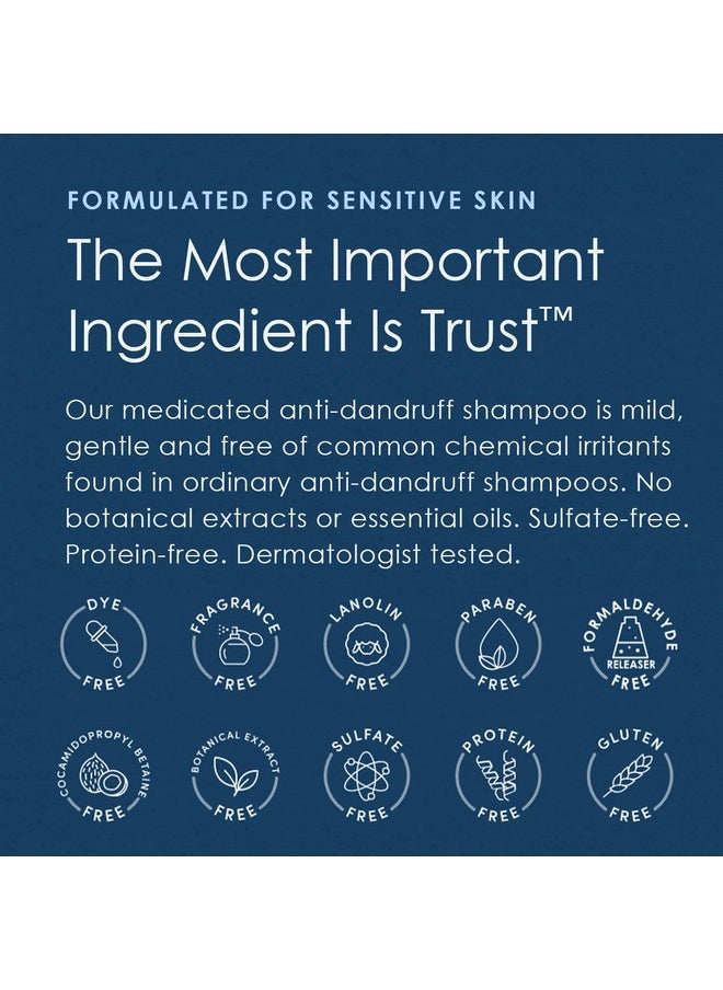 Vanicream Dandruff Shampoo Ph Balanced Mild Formula Effective For All Hair Types And Sensitive Scalps Free Of Fragrance Lanolin And Parabens 8 Fl Oz  - Image 5