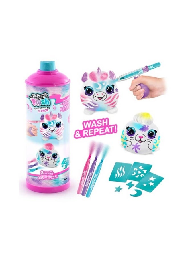 Canal Toys Style4Ever Airbrush Plush Surprise Mini Kit (2 Pack)  - Image 2