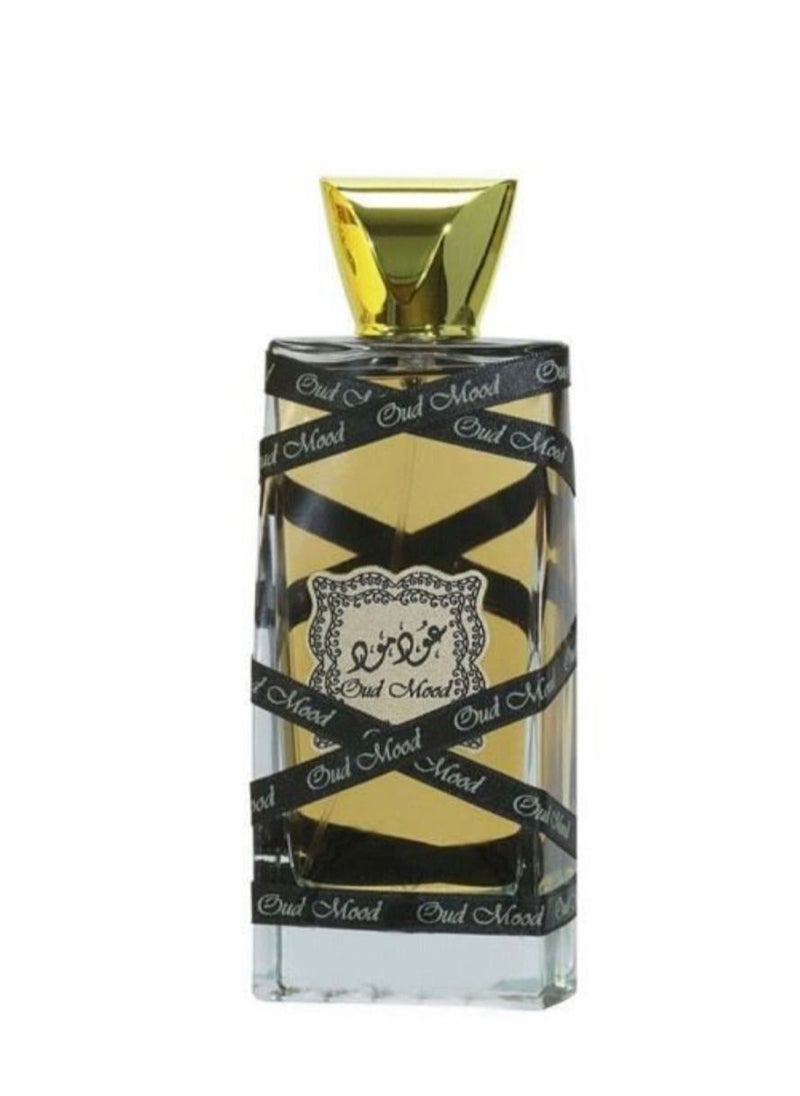 Lattafa - مجموعة هدايا عود موود أو دو برفيوم 100 مل ورذاذ معطر 200 مل - Image 1