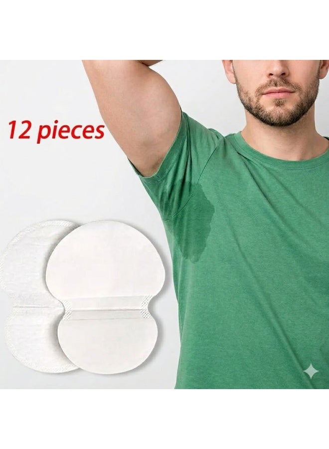 Underarm Sweat Pads for Clothes - Strong Protection - 12 Pieces - Non-Allergenic - Image 1