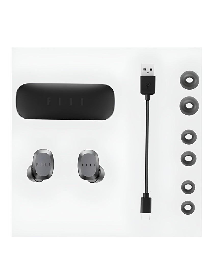 FIIL FIIL T1 Lite True Wireless Earbuds – Bluetooth 5.2, 32H Battery Life, IPX7 Waterproof, Ultra-Low Latency, Dual Host Mode, Fast Charging, Lightweight Comfort, HD Sound for Sports & Videos  - Image 2