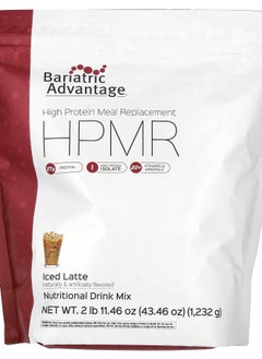 Bariatric Advantage HPMR High Protein Meal Replacement Iced Latte 2 lb 11.46 oz (1232 g) 