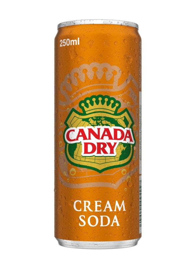 Canada Dry Cream Soda Can 6 x 250ml  - Image 2