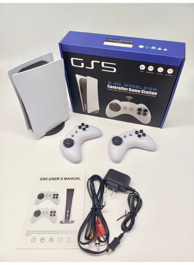 TNGames GS5 Retro Home Game Console with 620 Classic Games, Wired Dual Controllers TV Game Console - Image 3