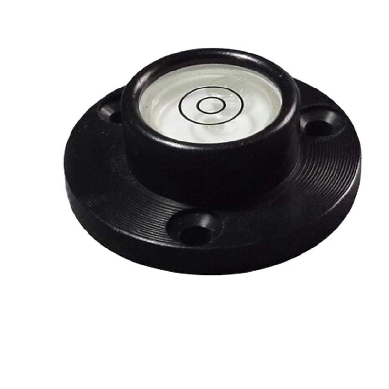 Driak 2PC 32mm/1.34"Mini Spirit Level Bubble Circular Vial Bullseye Level Round Bubble Level Black Angle Clear Mini Round Bubble Spirit Level with Mounting Holes - Image 4