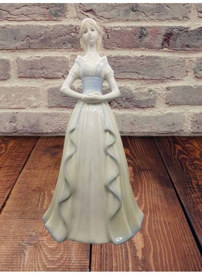 Handsomegift Porcelain Girl Figurine Multicolour 10 X 8 X 20cm - Image 1