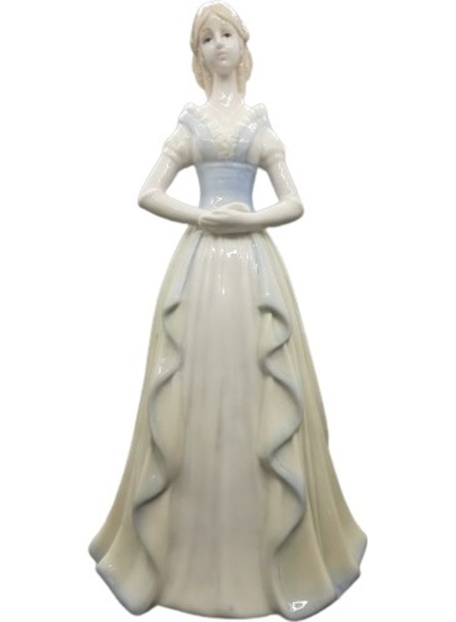 Handsomegift Porcelain Girl Figurine Multicolour 10 X 8 X 20cm - Image 2